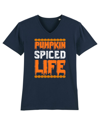 Pumpkin Spiced Life French Navy
