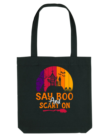 Say boo and scary on Black