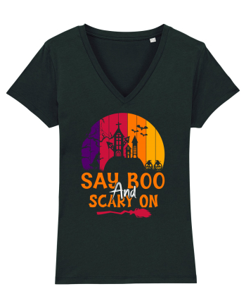 Say boo and scary on Black