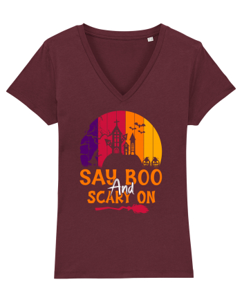 Say boo and scary on Burgundy