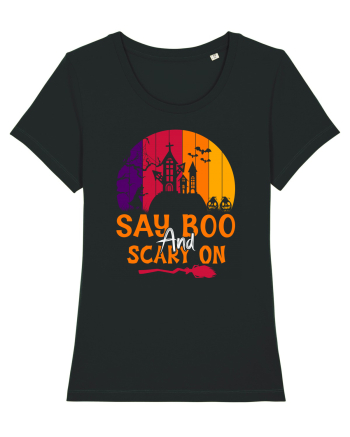 Say boo and scary on Black