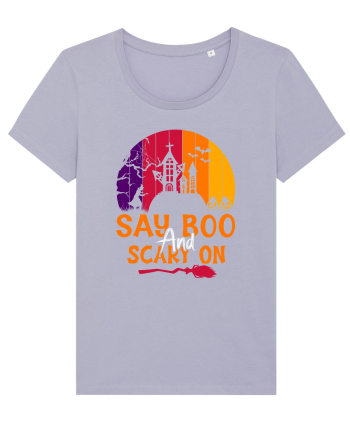 Say boo and scary on Lavender