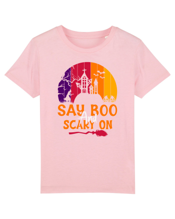 Say boo and scary on Cotton Pink