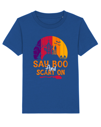 Say boo and scary on Majorelle Blue