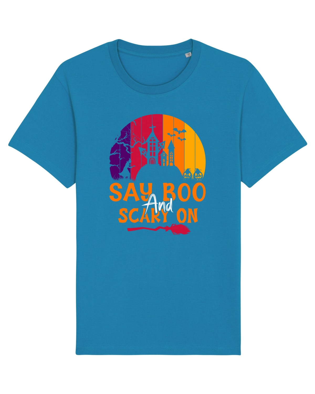 Tricou mânecă scurtă Unisex Rocker Azur