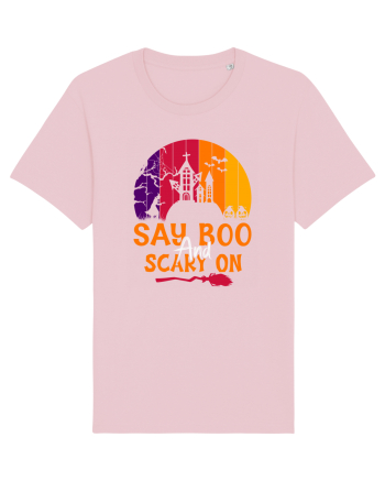 Say boo and scary on Cotton Pink
