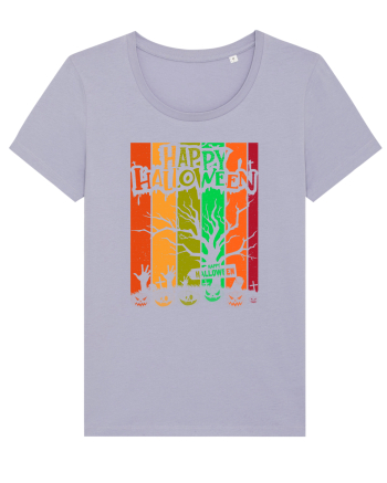The Best Happy Halloween Vintage Tree Lavender