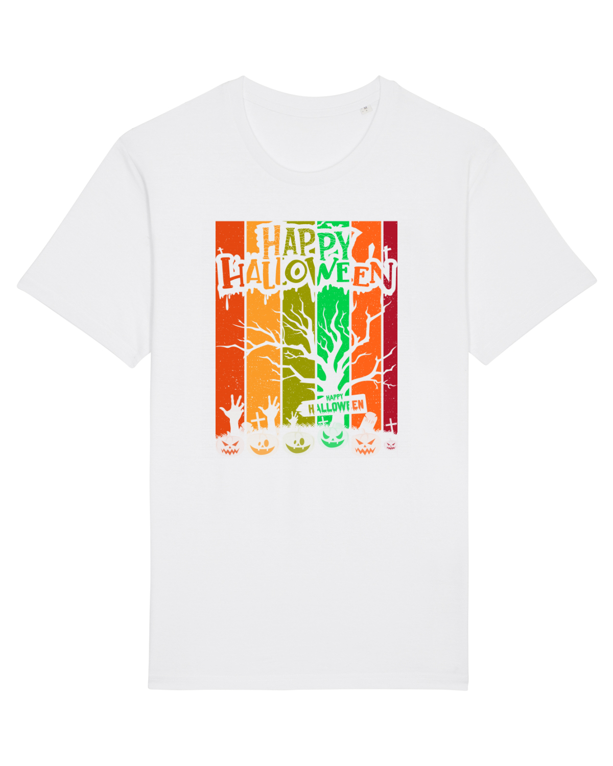 Tricou mânecă scurtă Unisex Rocker White