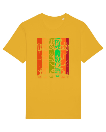 The Best Happy Halloween Vintage Tree Spectra Yellow