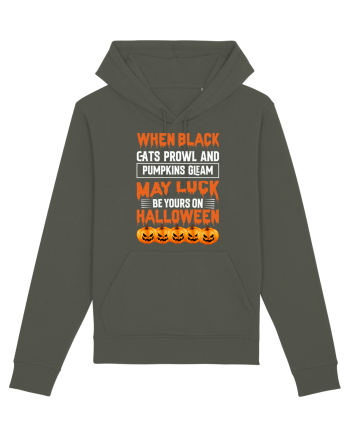 When black cats prowl and pumpkins gleam, may luck be yours on Halloween Khaki