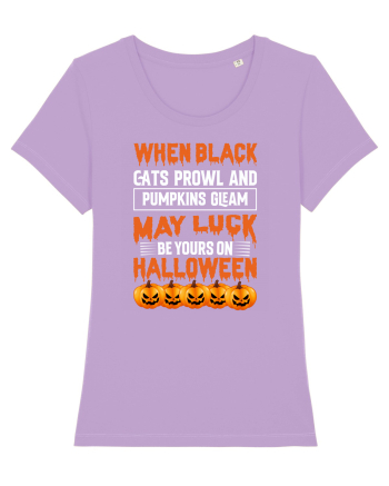 When black cats prowl and pumpkins gleam, may luck be yours on Halloween Lavender Dawn