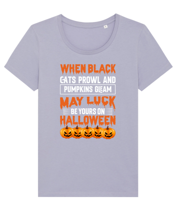 When black cats prowl and pumpkins gleam, may luck be yours on Halloween Lavender