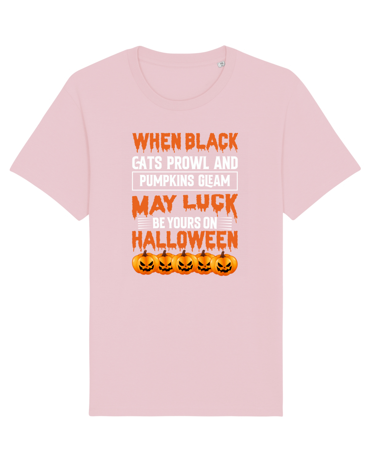 Tricou mânecă scurtă Unisex Rocker Cotton Pink