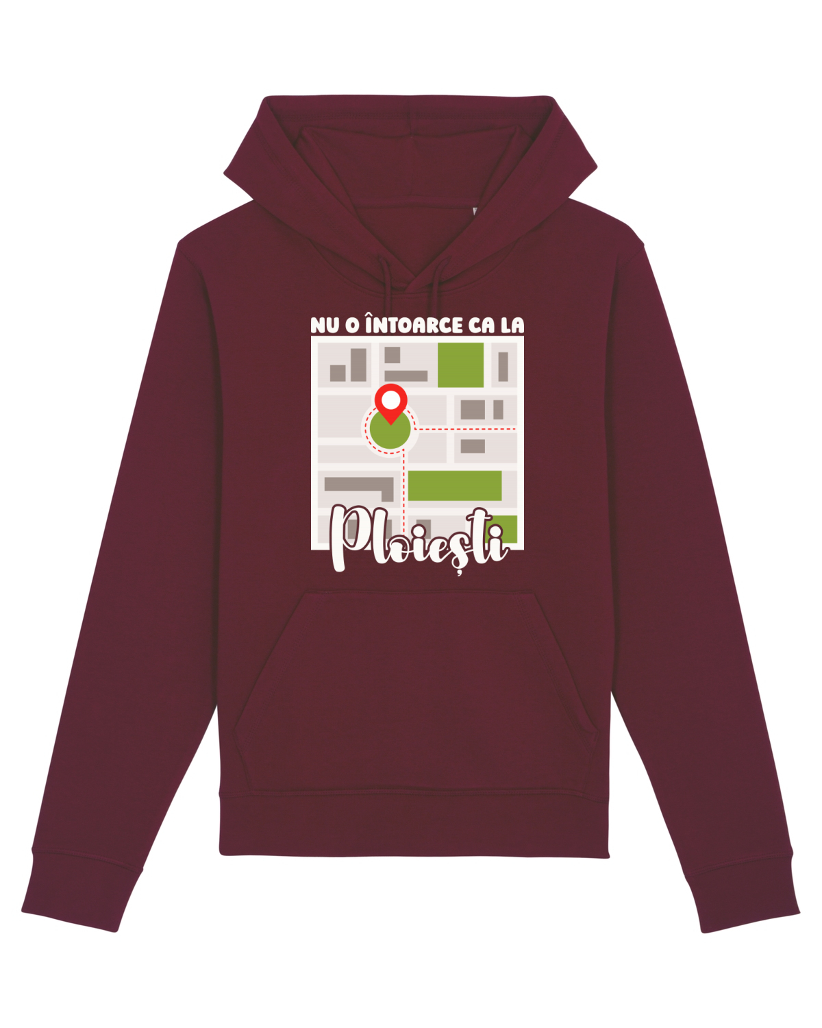 Hanorac Unisex Drummer Burgundy