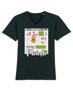 Nu o întoarce ca la Ploiești Tricou mânecă scurtă guler V Bărbat Presenter