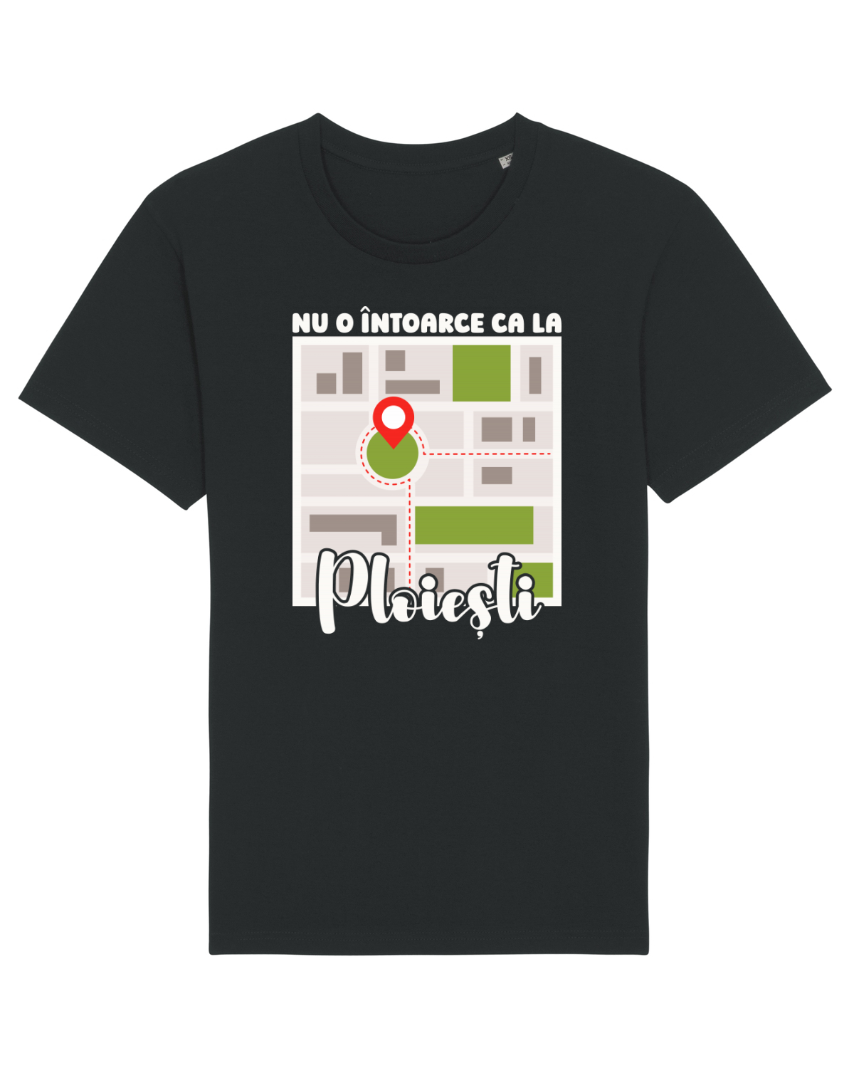 Tricou mânecă scurtă Unisex Rocker Black