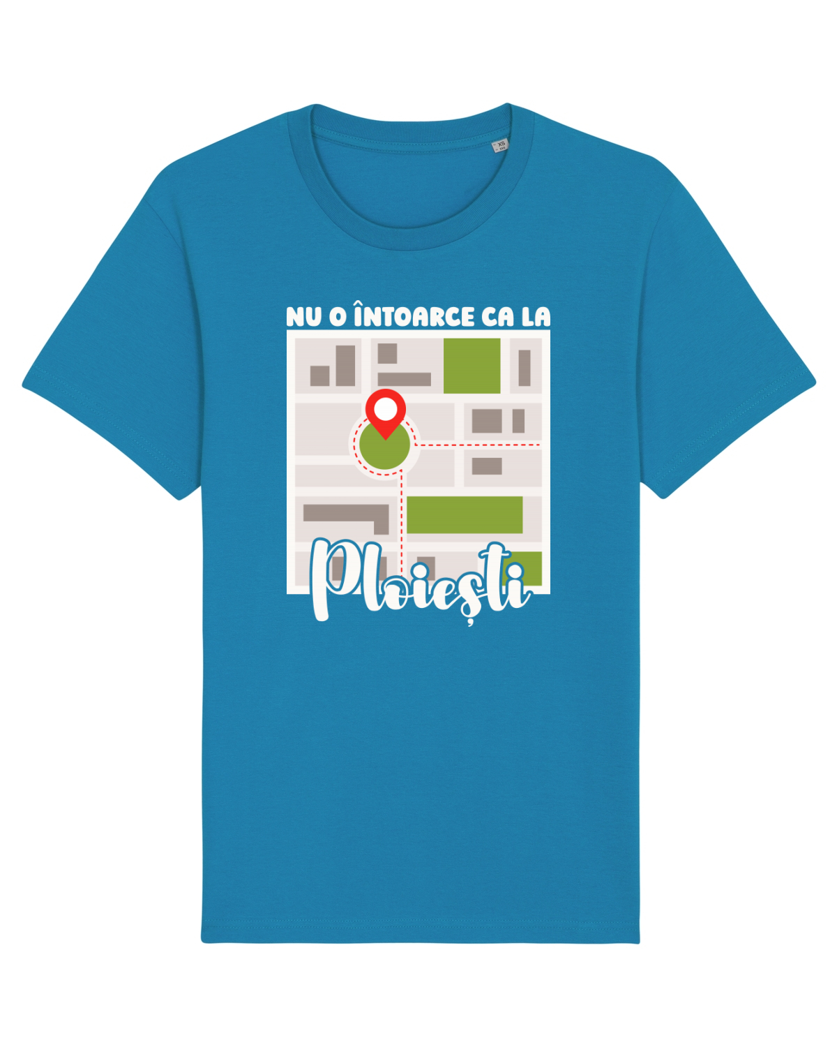 Tricou mânecă scurtă Unisex Rocker Azur