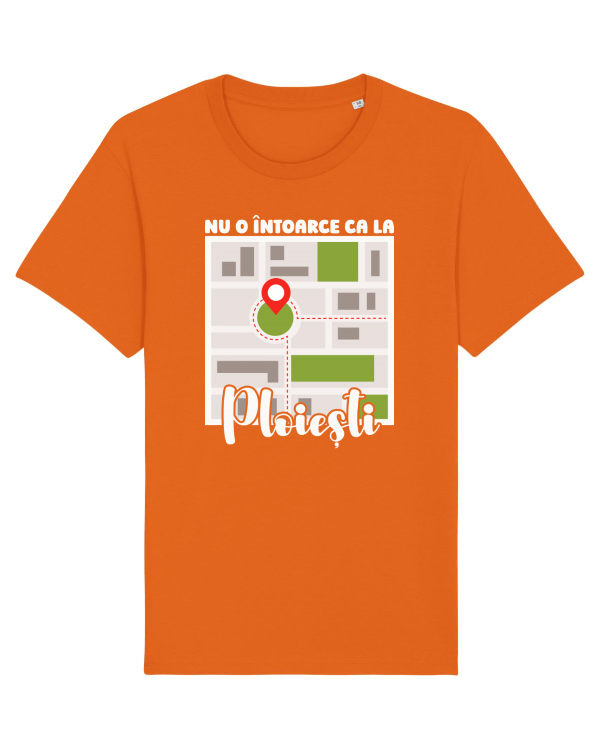 Tricou mânecă scurtă Unisex Rocker Bright Orange