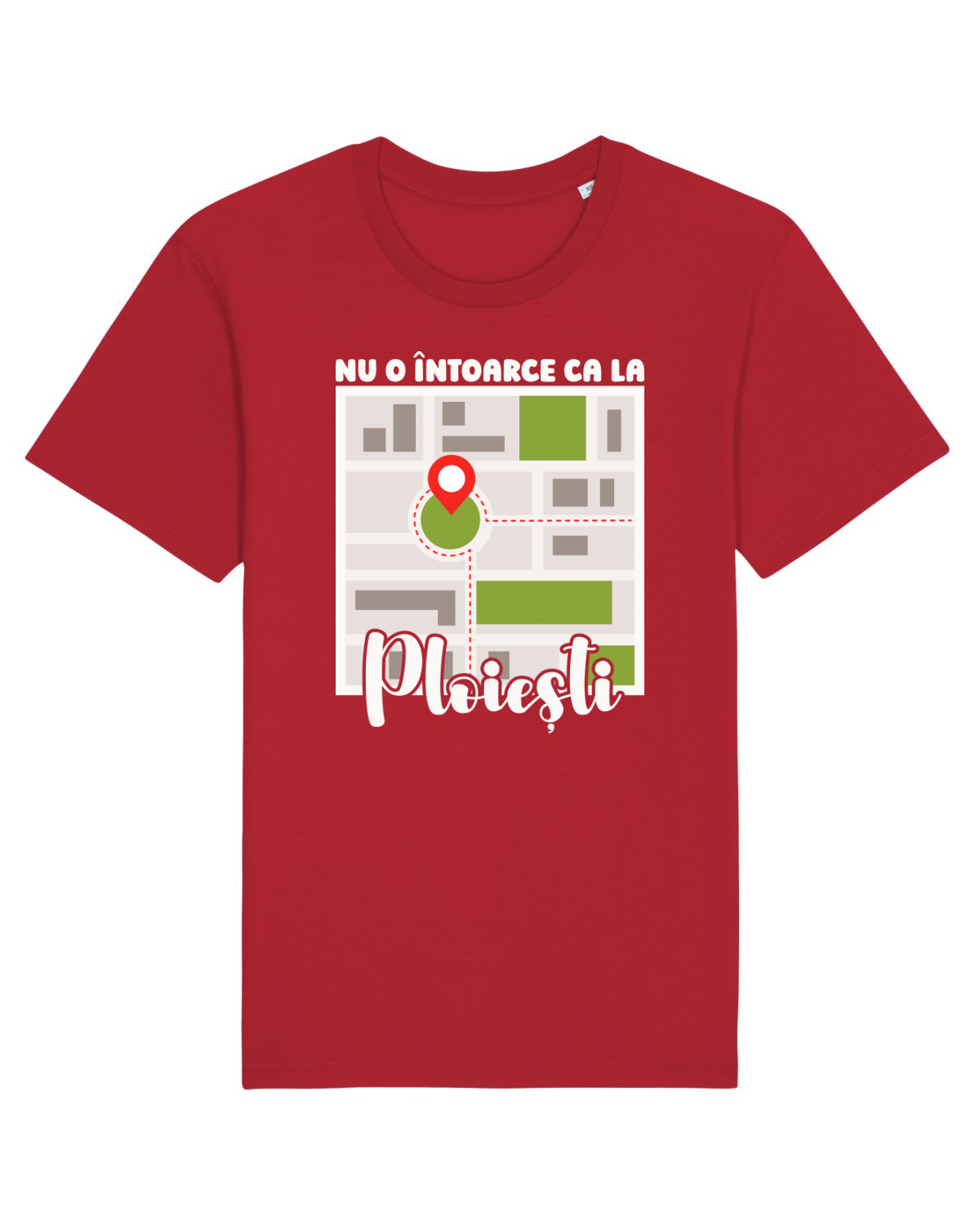 Tricou mânecă scurtă Unisex Rocker Red