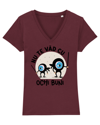 Nu te văd cu ochi buni Burgundy