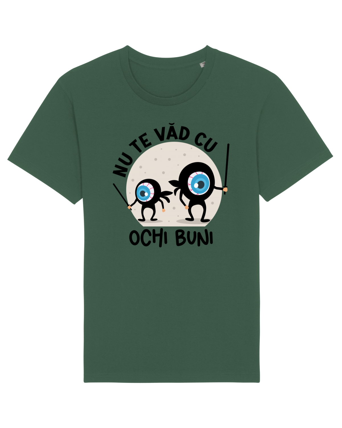 Tricou mânecă scurtă Unisex Rocker Bottle Green