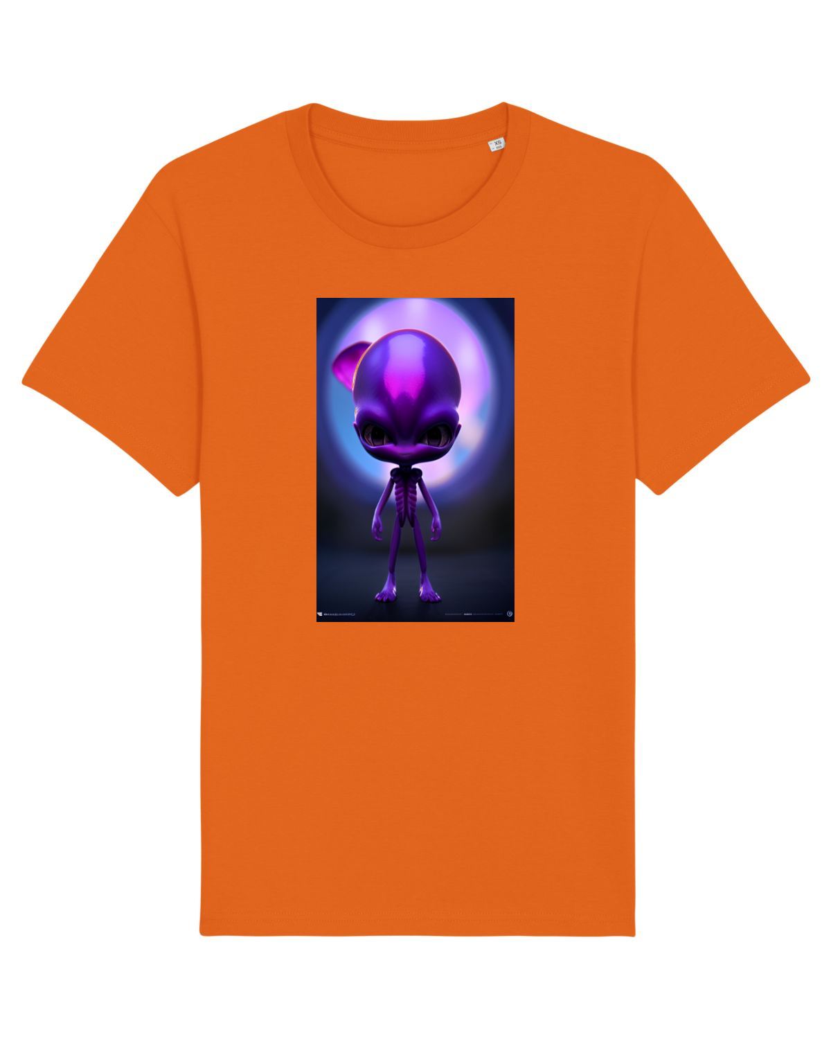 Tricou mânecă scurtă Unisex Rocker Bright Orange