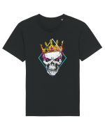 Skeleton King Tricou mânecă scurtă Unisex Rocker