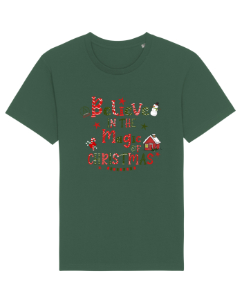 Believe In The Magic Of Christmas Bottle Green