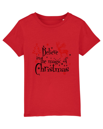Believe In The Magic Of Christmas Red