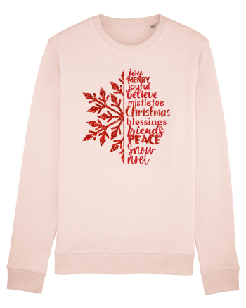 Christmas Blessing Words Candy Pink
