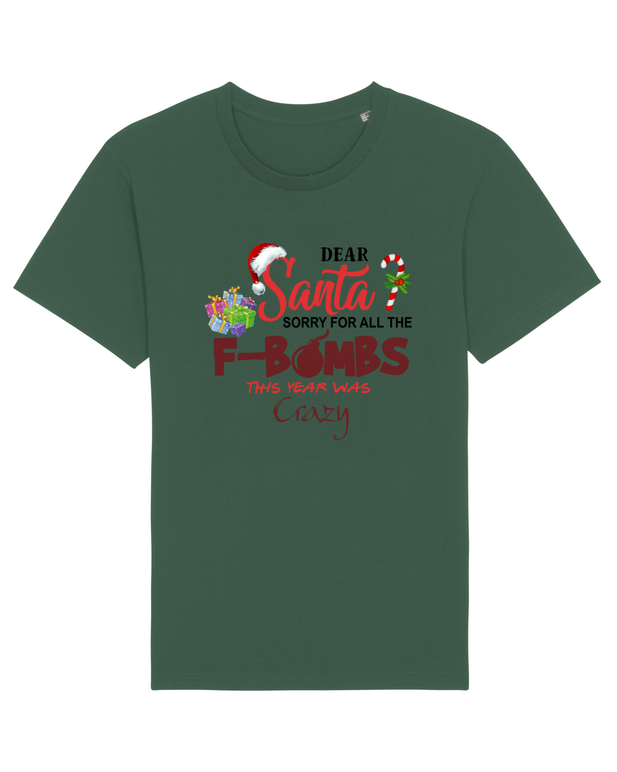 Tricou mânecă scurtă Unisex Rocker Bottle Green
