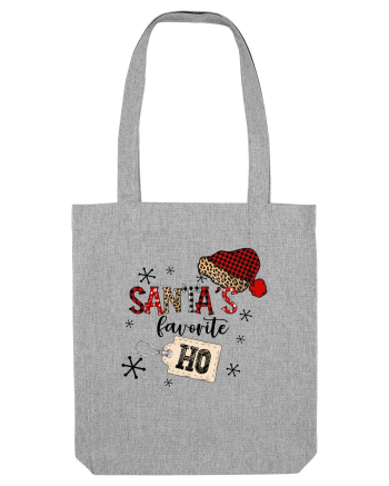 Santas's Favorite Ho Heather Grey