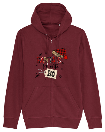 Santas's Favorite Ho Burgundy