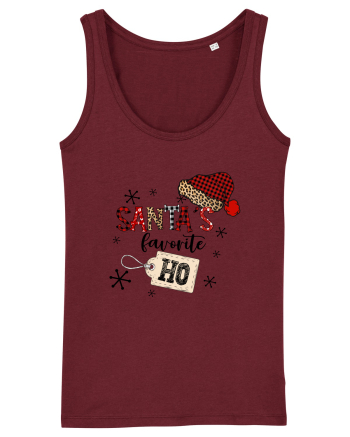Santas's Favorite Ho Burgundy