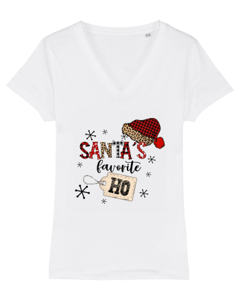 Santas's Favorite Ho White