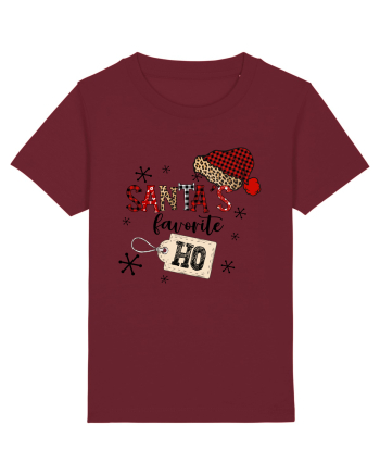 Santas's Favorite Ho Burgundy
