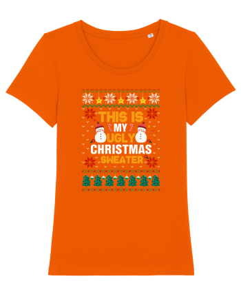 This Is My Ugly Sweater Christmas Bright Orange