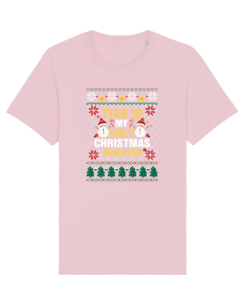 This Is My Ugly Sweater Christmas Cotton Pink