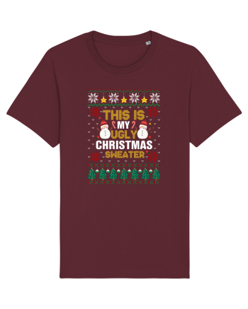 This Is My Ugly Sweater Christmas Burgundy