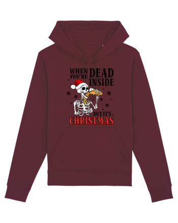 When You're Dead Inside But It's Christmas Burgundy