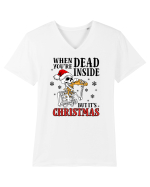 When You're Dead Inside But It's Christmas Tricou mânecă scurtă guler V Bărbat Presenter