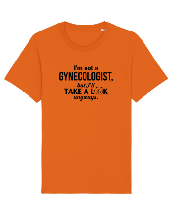 Not a Gynecologist Bright Orange