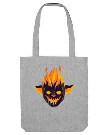 Pumpkin Devil On Fire Heather Grey