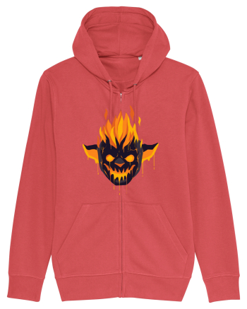 Pumpkin Devil On Fire Carmine Red