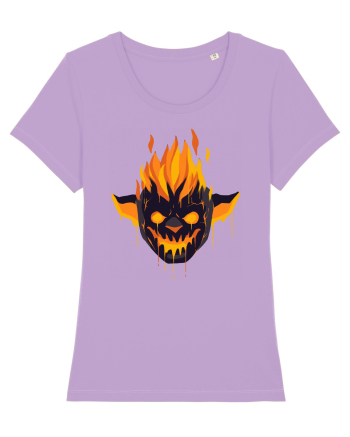 Pumpkin Devil On Fire Lavender Dawn