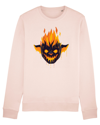 Pumpkin Devil On Fire Candy Pink
