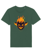 Pumpkin Devil On Fire Tricou mânecă scurtă Unisex Rocker