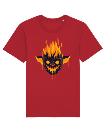 Pumpkin Devil On Fire Red