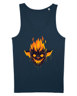Pumpkin Devil On Fire Maiou Bărbat Runs
