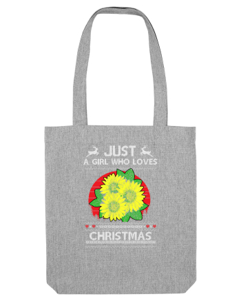 Just A Girl Who Loves Christmas Heather Grey